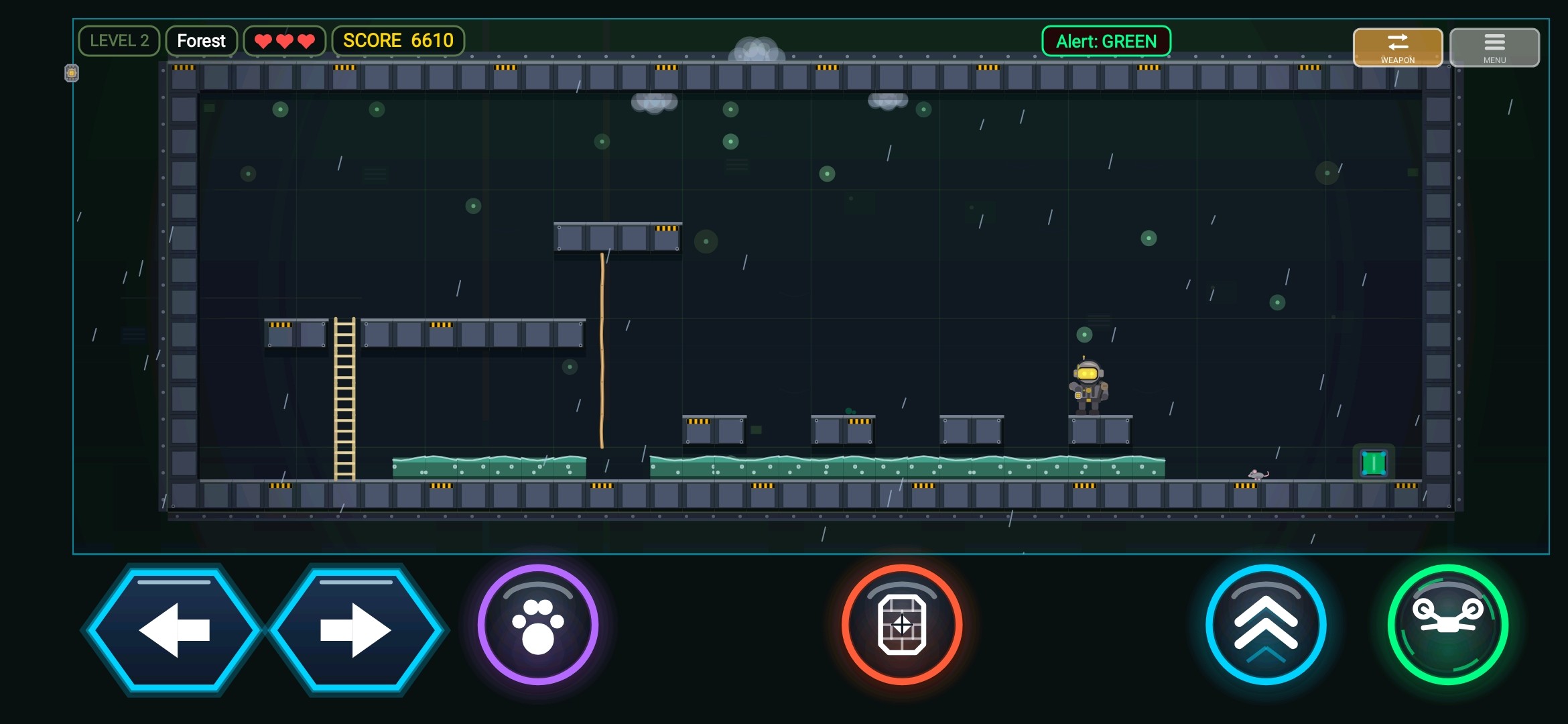 Kobi Tales rainy Forest level gameplay