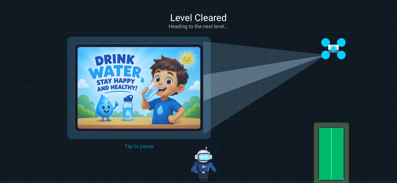 Kobi Tales level cleared screen